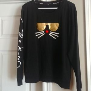 Karl Lagerfeld cat sweater